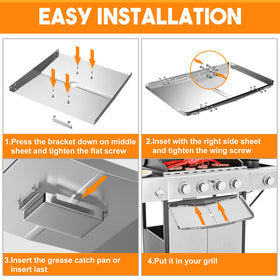 Three-piece kit enables quick, tool-free installation.