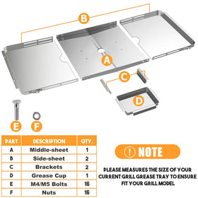Wide compatibility across 4-6 burner models from major brands.