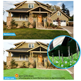 KOSIDA 26-nail lawn shoes promote soil air and nutrient flow.