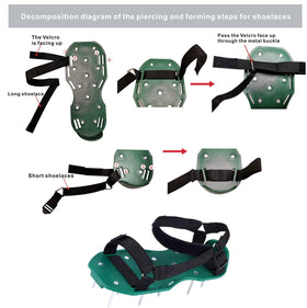 KOSIDA garden aerator shoes ideal for casual yard care.