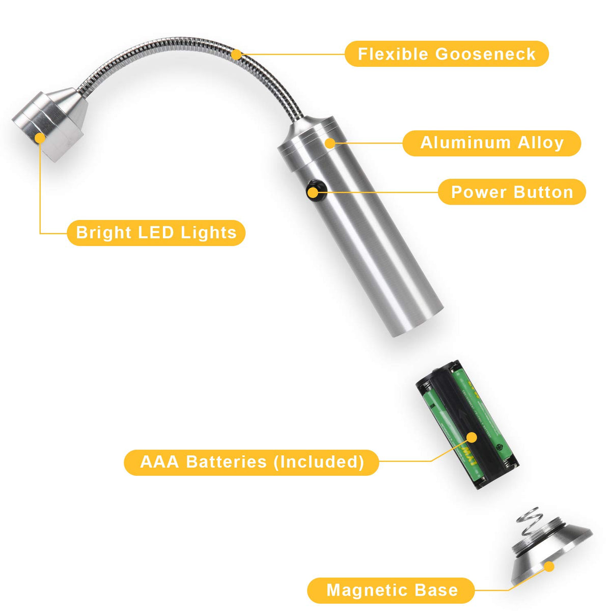 KOSIN BBQ light portable option for camping and night-time activities.