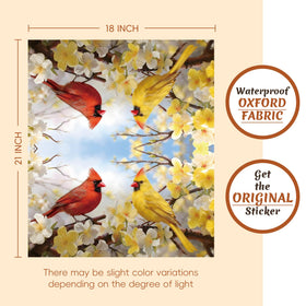 Kosydown Basic summer mailbox cover with cardinal birds adds outdoor charm.