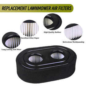Koubliztic 593260 air filter pre-filter close-up highlights durable media