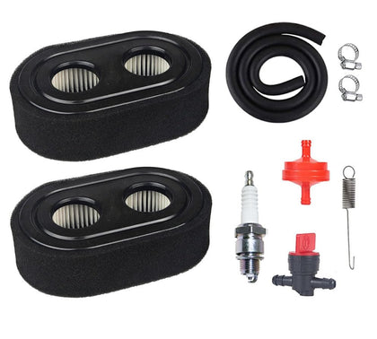 Koubliztic 593260 air filter with pre-filter front view protects engine and improves airflow