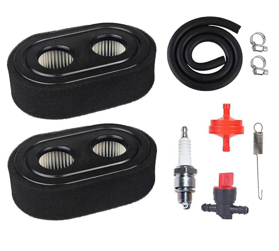 Koubliztic 593260 air filter with pre-filter front view protects engine and improves airflow