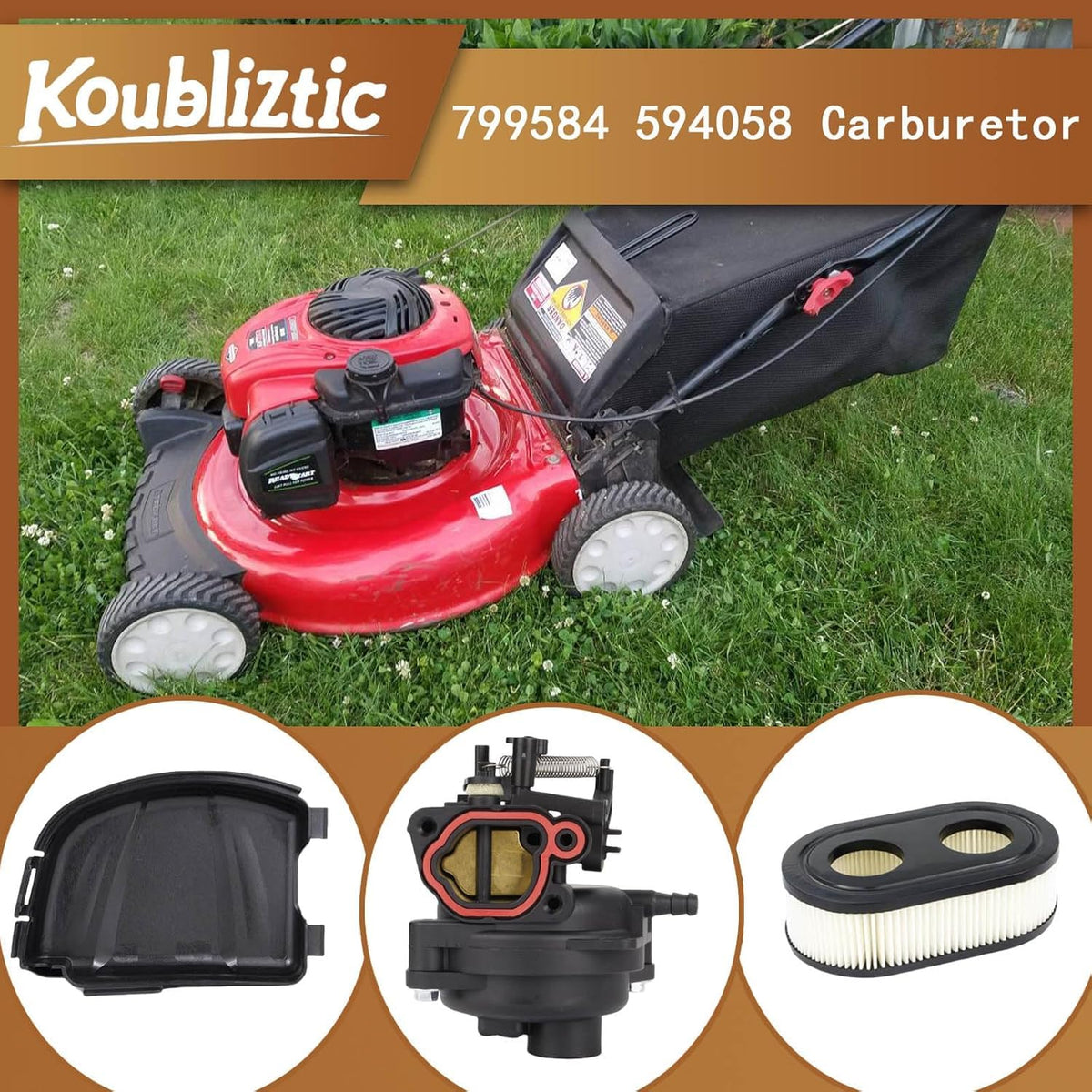 Koubliztic carburetor kit compatibility with Briggs & Stratton 550EX