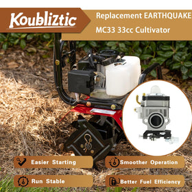 Koubliztic carburetor kit for MC43 43cc tiller, improving fuel delivery and performance.