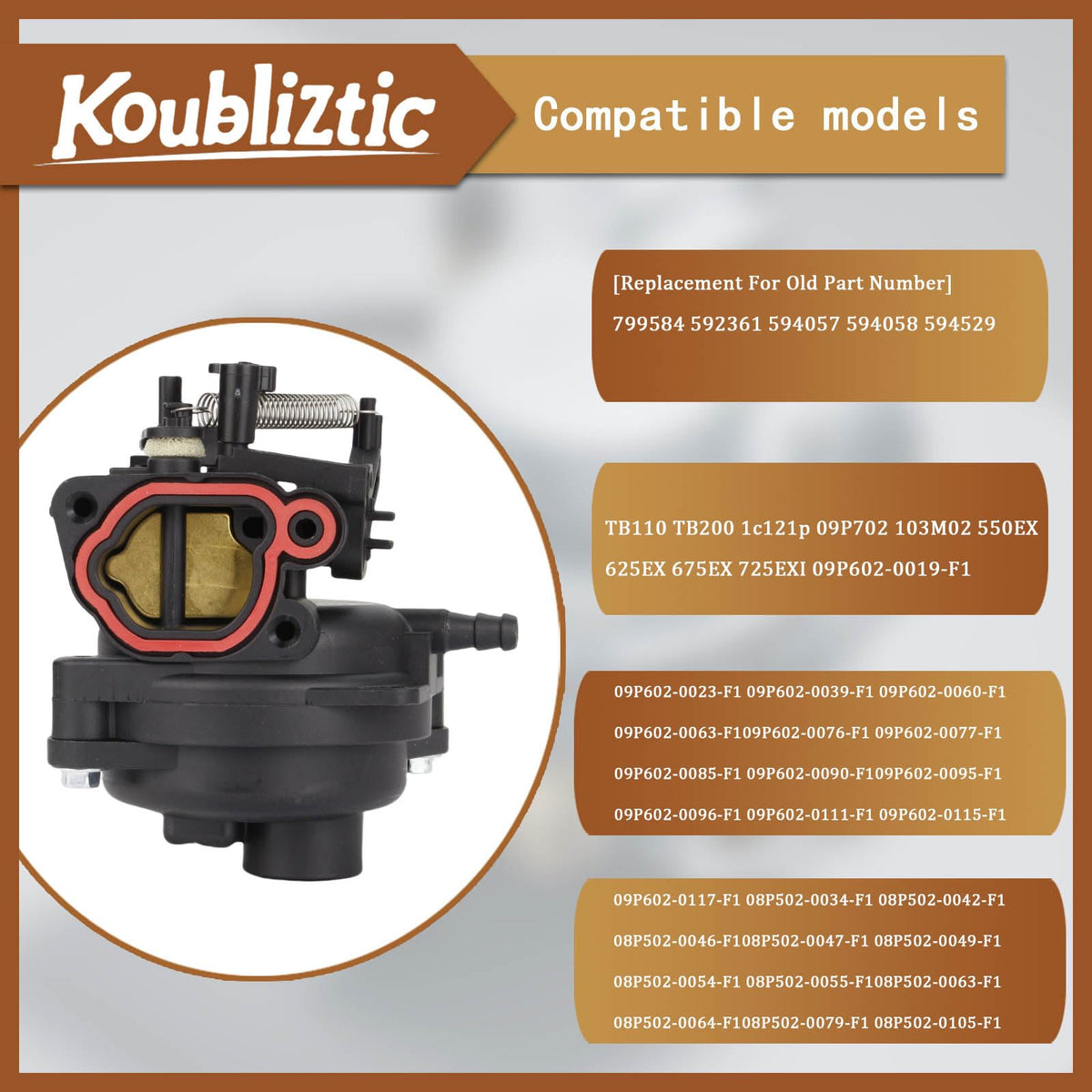 Koubliztic carburetor kit installation guide and online videos for quick setup
