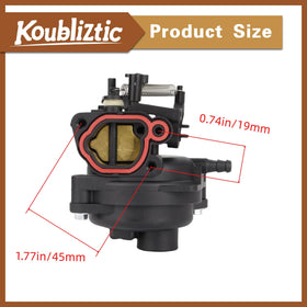 Koubliztic carburetor kit throat clamps for secure hose connections