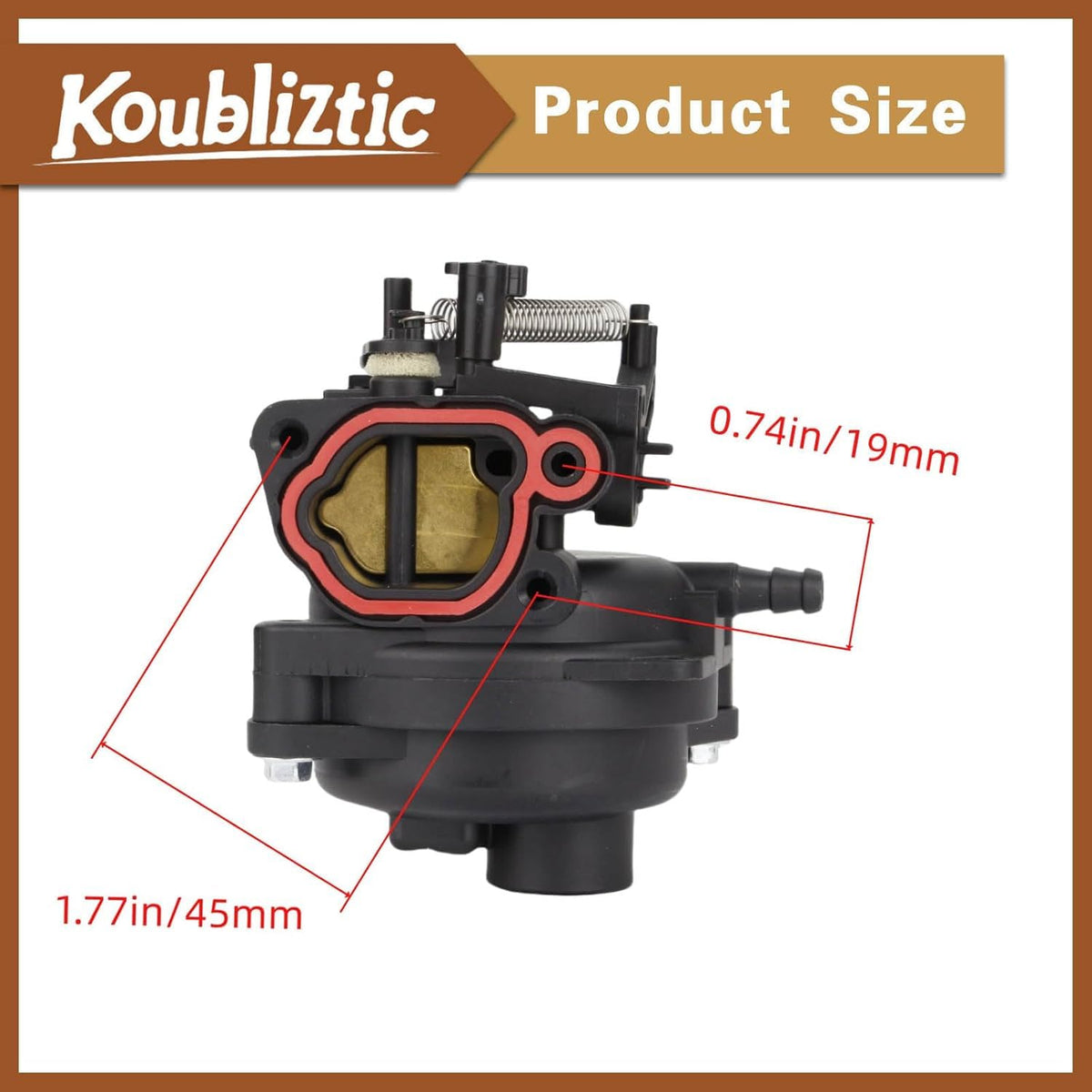 Koubliztic fuel hose; durable fuel delivery with secure hose connections.