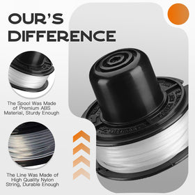 Kousika ABS autofeed spool designed for durability and smooth feeding.