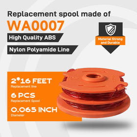 Kousika durable nylon line highlights long life and robust cutting.