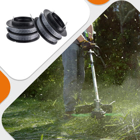 Kousika auto-feed spool mounted on trimmer for easy feeding