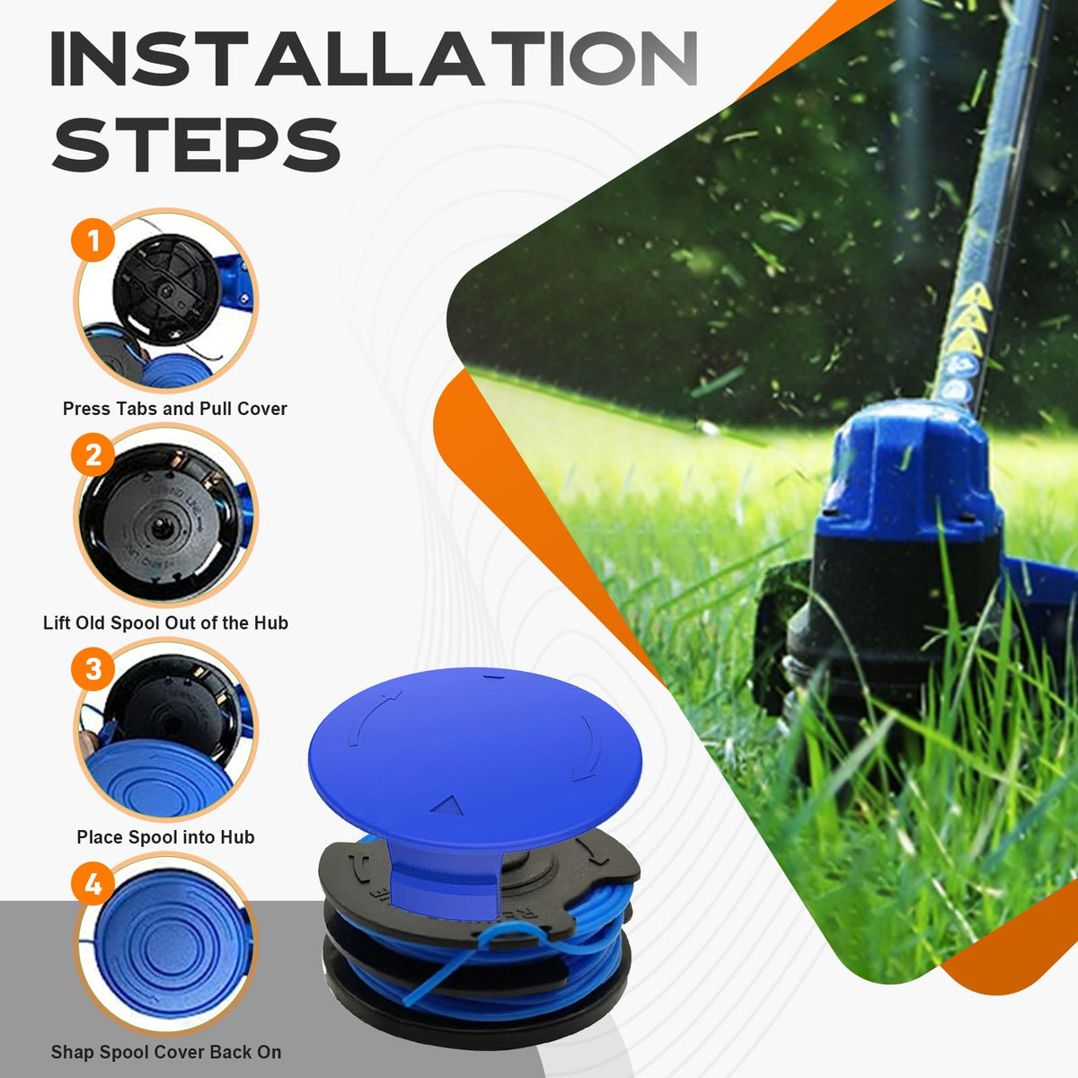 Kousika kobalt compatibility kst-120x spool enables seamless replacement