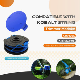 Kousika KST-120X autofeed spool delivers easy line release during mowing