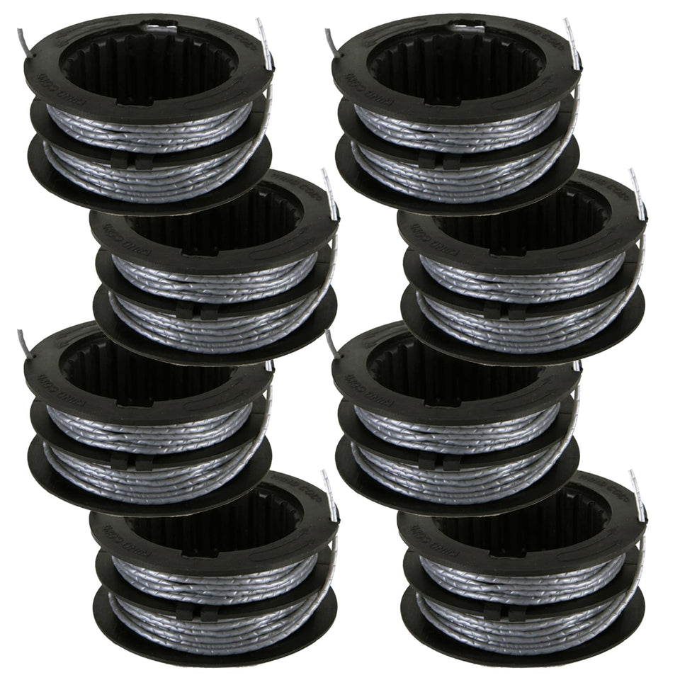 Kousika SB00L00 spool close-up with durable nylon line for Greenworks trimmers