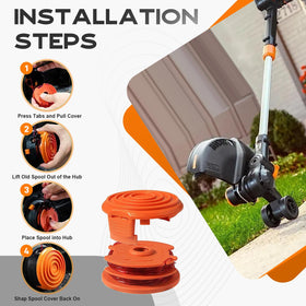 Kousika Worx compatibility model list highlights versatile use across Worx trimmers.