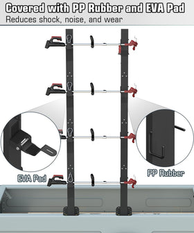Koutemie EVA pads stabilize trimmers and reduce impact during setup.