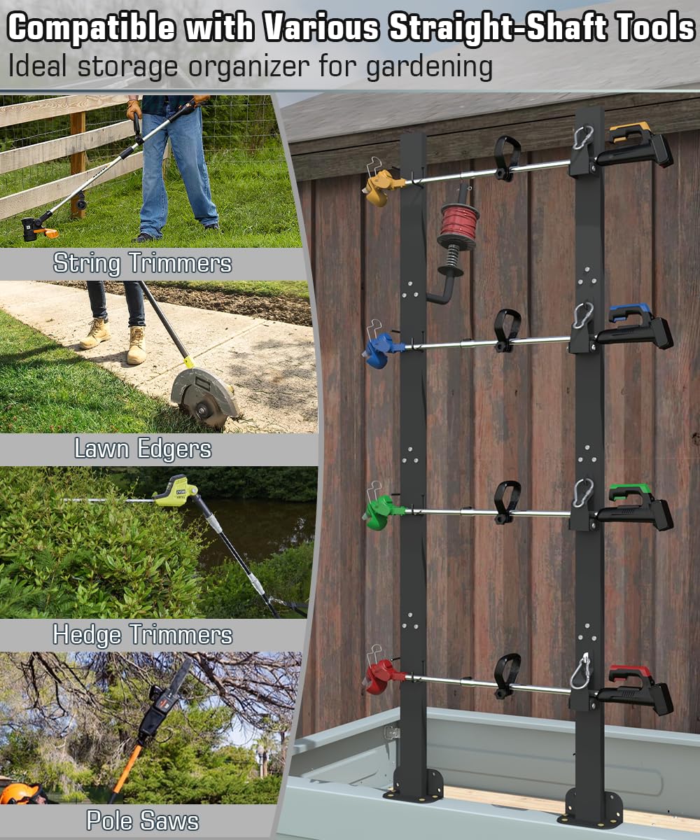 Koutemie heavy-duty steel frame with black powder coat for outdoor durability.