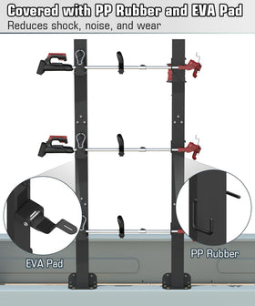 Koutemie heavy duty steel frame with powder coat durability