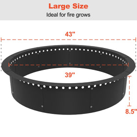Koutemie heavy-duty steel construction resists high temperatures and wear.