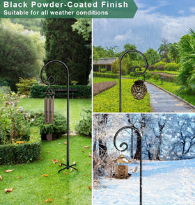 Koutemie powder-coated steel ensures weather-resistant outdoor durability.