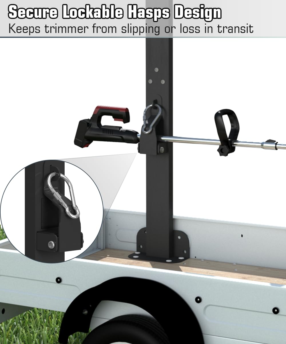 Koutemie PP rubber-wrapped hooks protect tool surfaces from scratches.