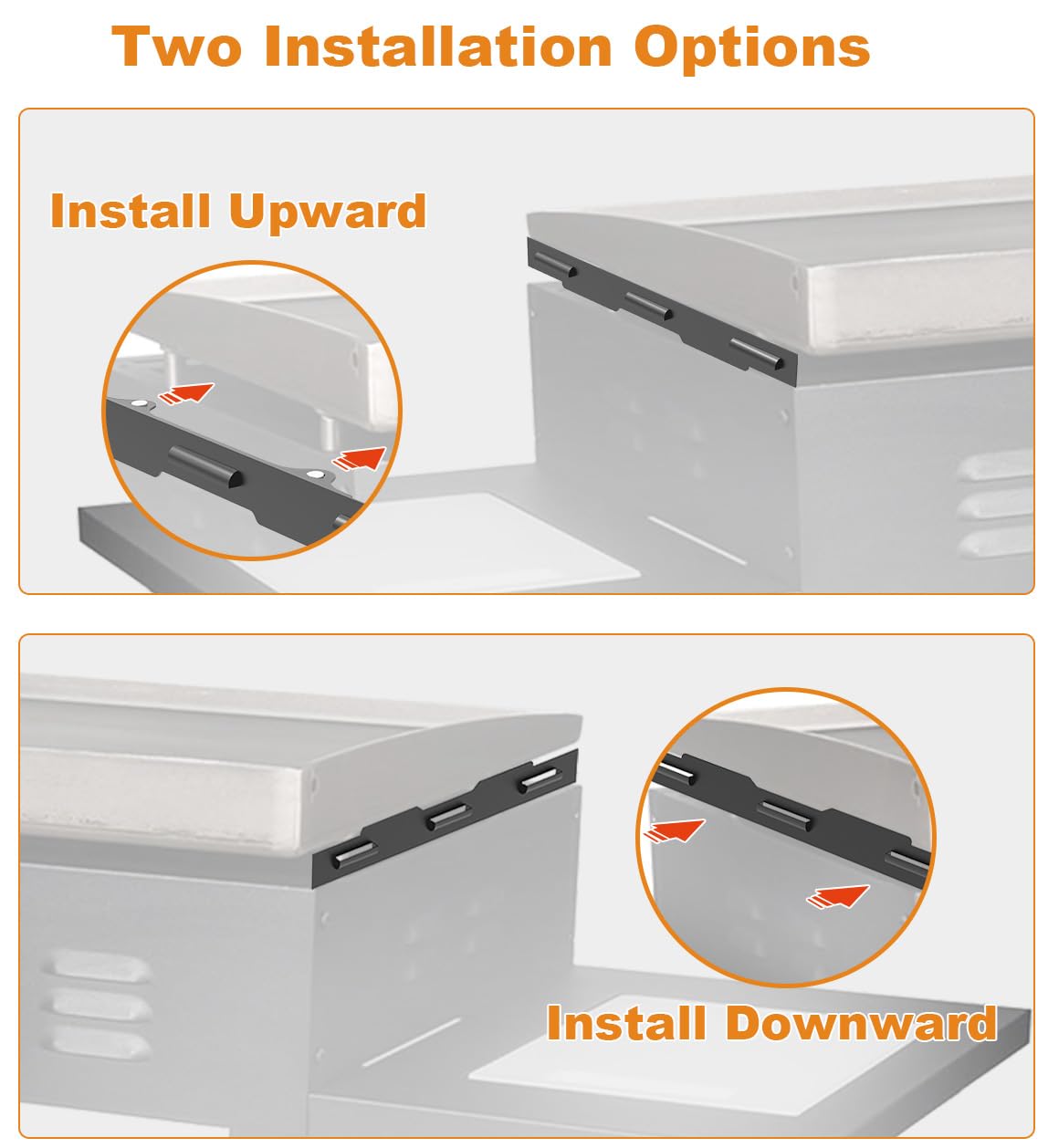Koutemie wind guard magnetic removal enables fast cleaning and storage