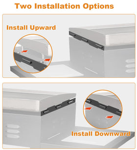 Koutemie wind guard magnetic removal enables fast cleaning and storage