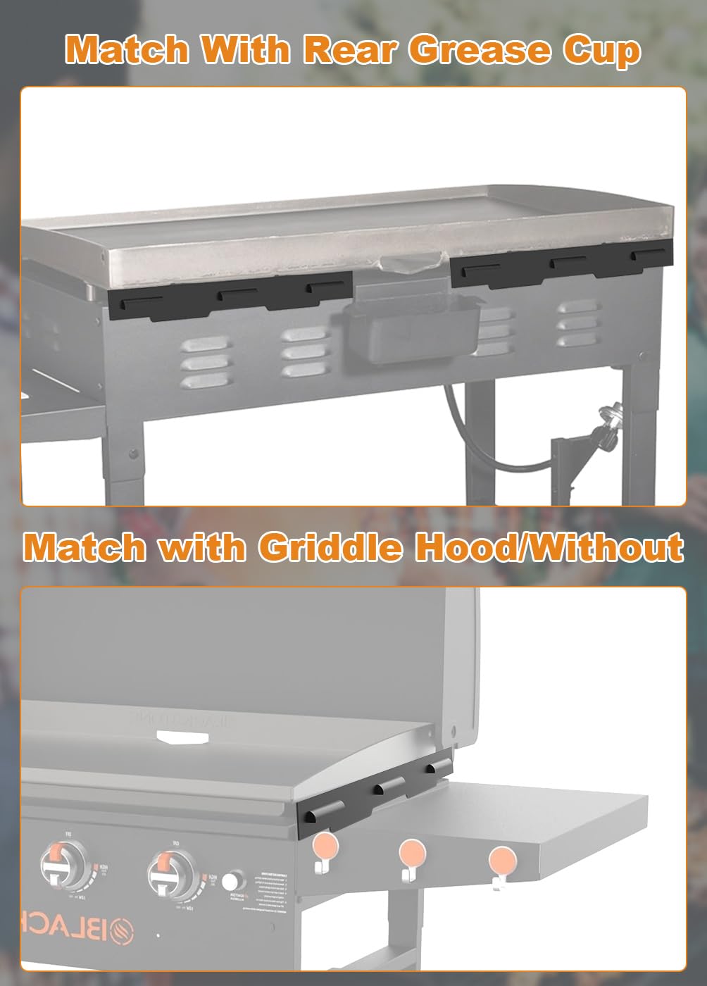 Koutemie wind guard portable storage and easy transport after cooking