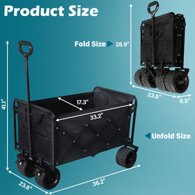 Kovryx Beach Wagon carries groceries and gear for outdoor adventures.