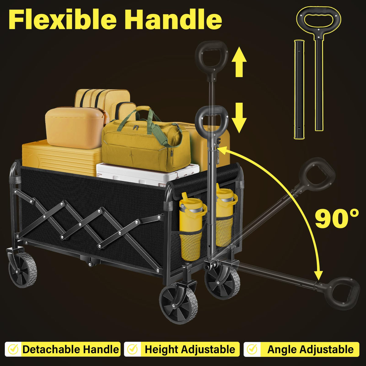 Kovryx Wagons ideal for shopping, camping, and daily outdoor tasks.