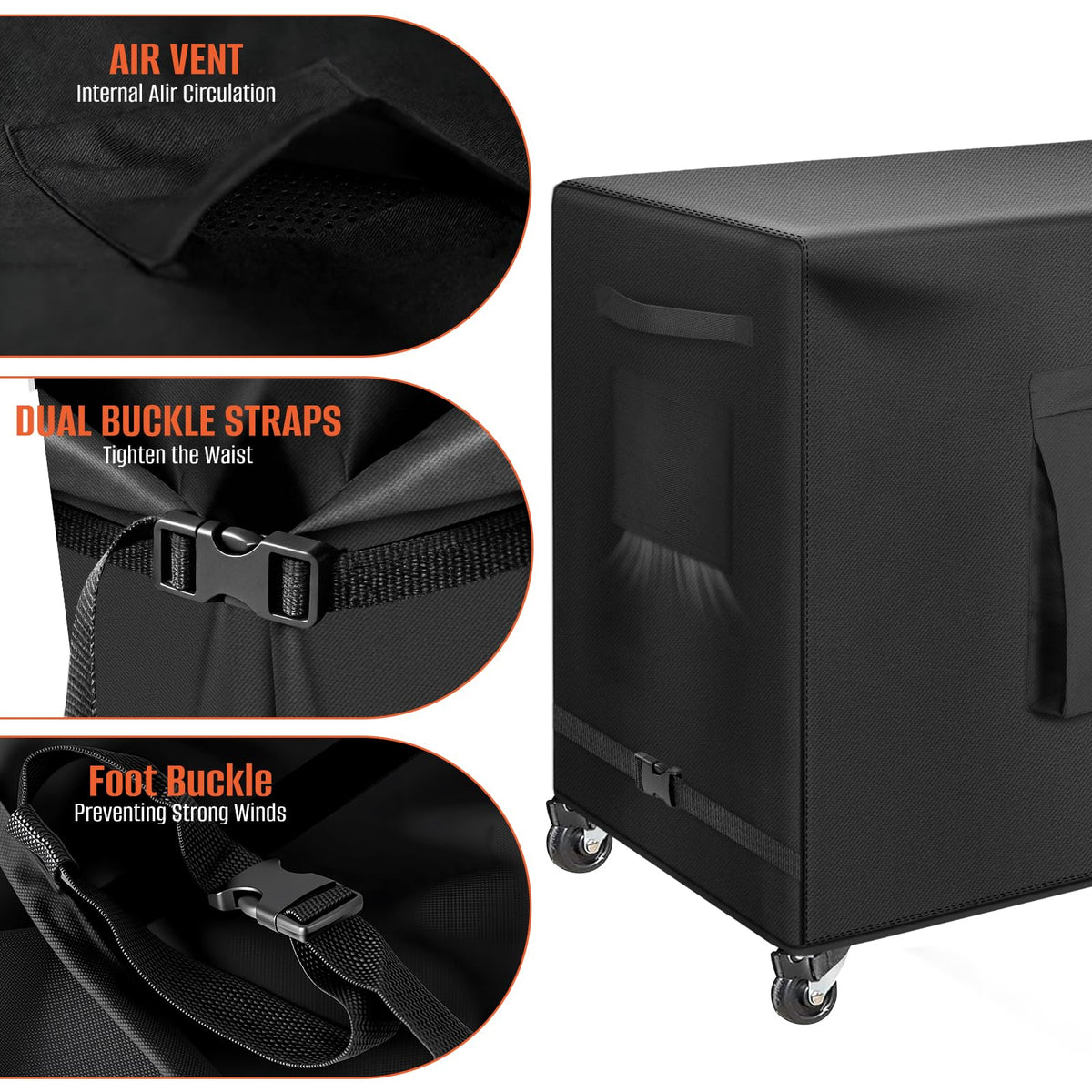 Kovshuiwe adjustable drawstring delivers a snug wind-resistant fit.