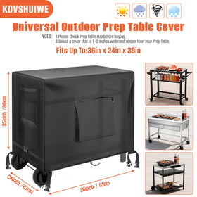 Kovshuiwe wind-dustproof design keeps the cart secured in breezy conditions.