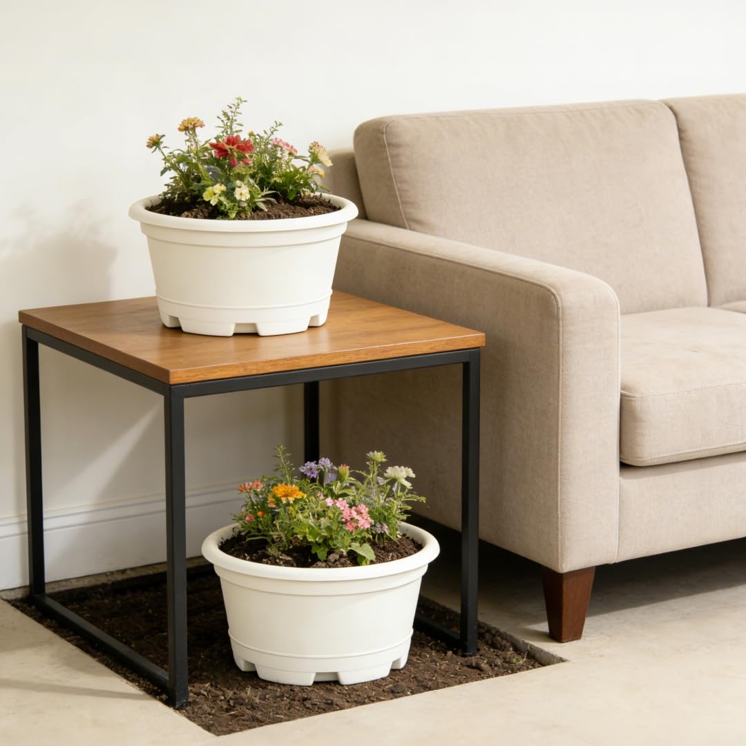 KPUVX lightweight pots for easy relocation around home or garden.