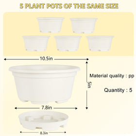 KPUVX modern simplicity planters in red, brown, and black for stylish decor.
