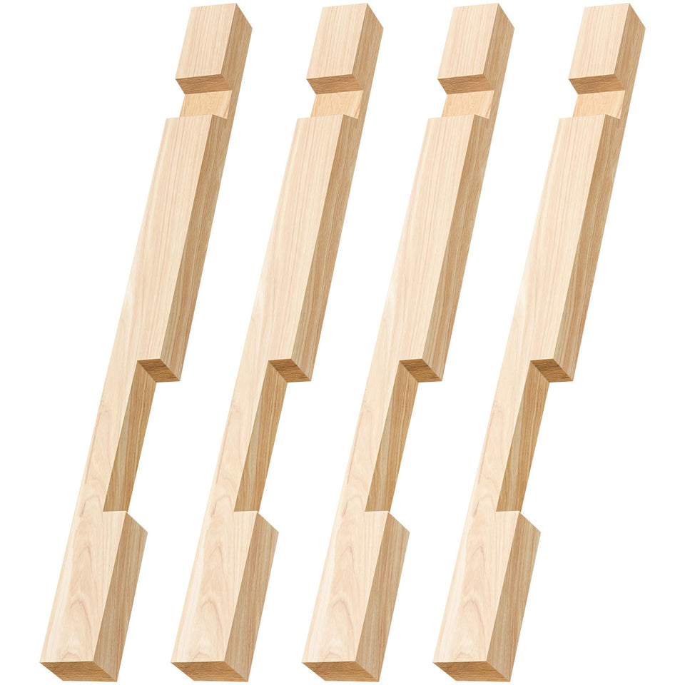 KQYSLXG Beehive entrance reducer 4-pack front view promotes controlled bee entry and ventilation.