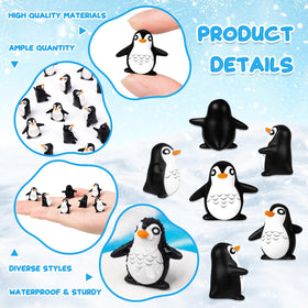 KQYSLXG penguin cupcake toppers add whimsical charm to desserts.