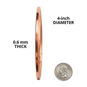 KraAra all-season copper disk designed for outdoor bird baths
