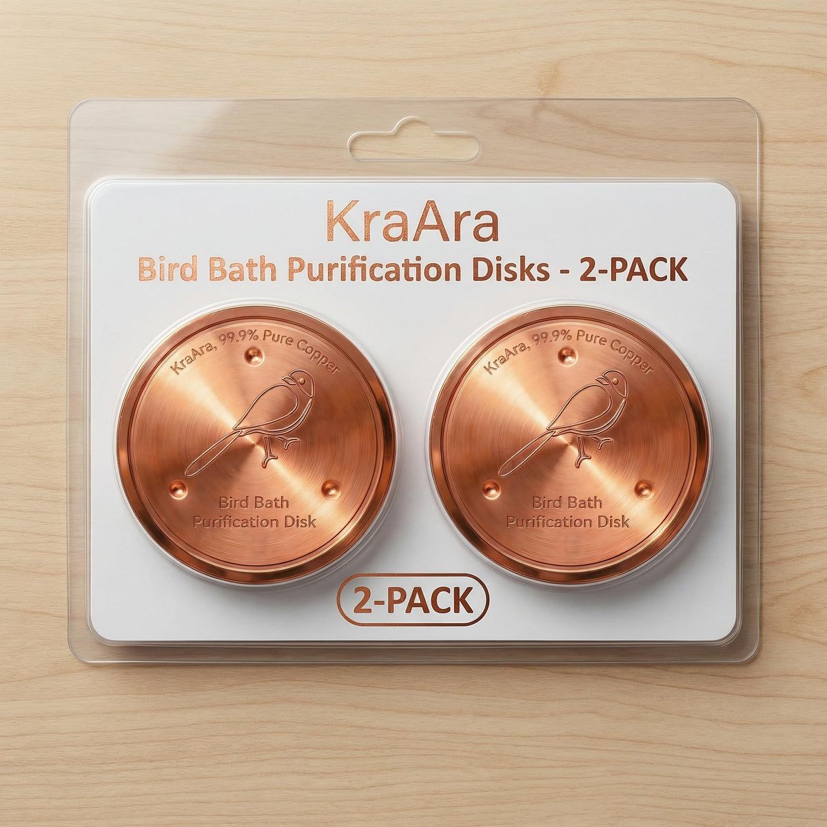 KraAra stable triple-point base keeps copper disk properly positioned in the bowl