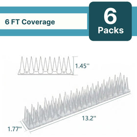 KraAra durable outdoor spikes withstand all weather for long-lasting deterrence.