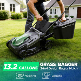KraftSense quiet mowing experience with minimal noise during use