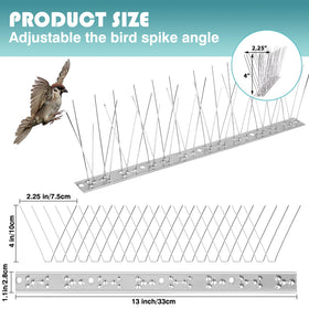 KREMORV bird spikes installation guide helps secure surfaces quickly and cleanly.