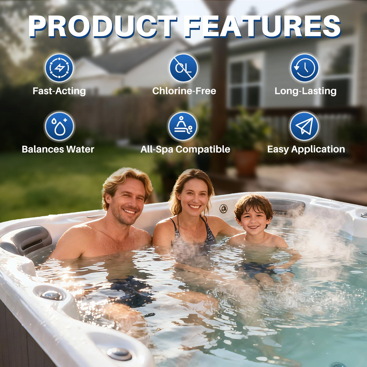 Kriooxluue clear-water support for all hot tub systems.