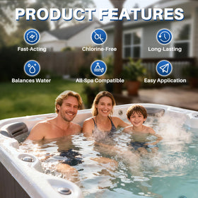 Kriooxluue clear-water support for all hot tub systems.