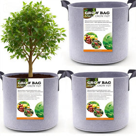 Kriopy 20-gallon grow bag side view highlighting drainage and durability