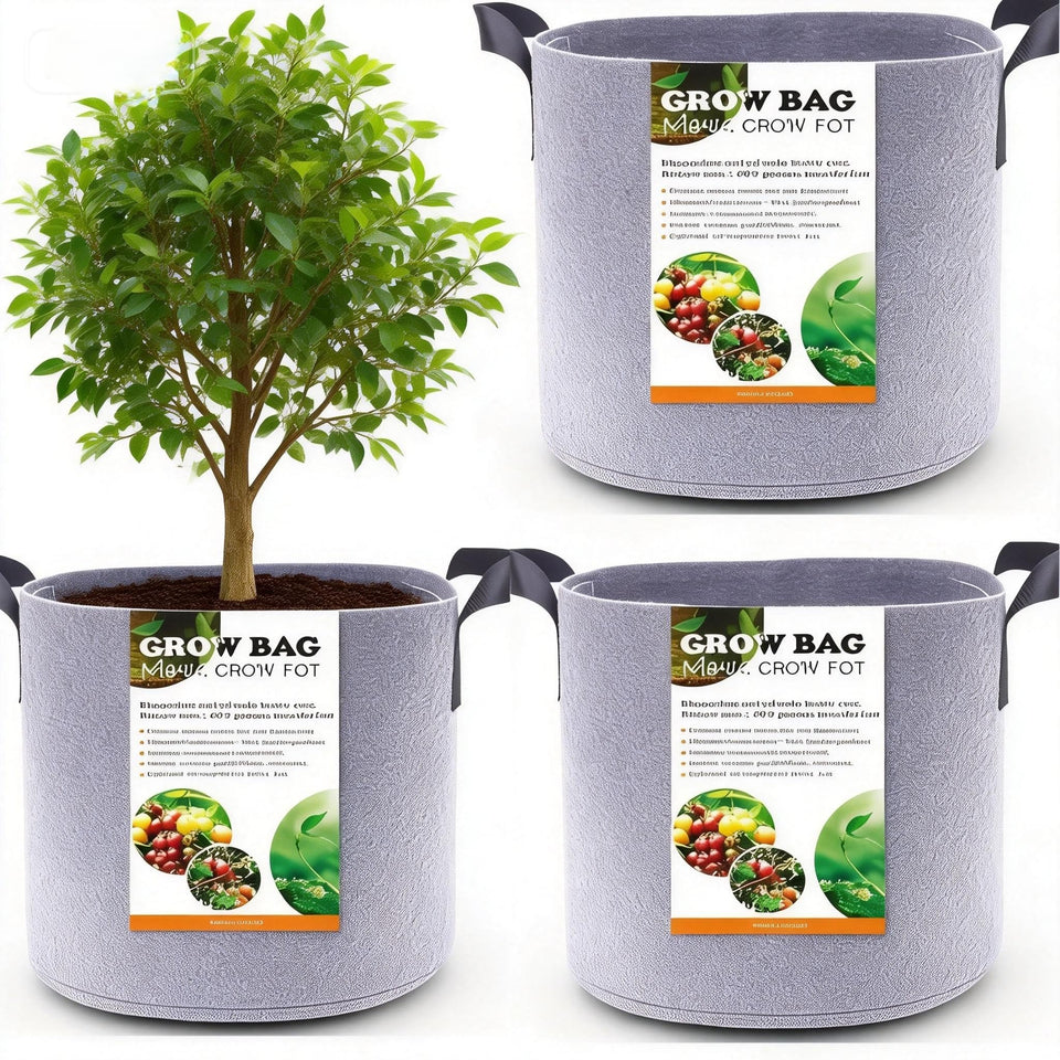 Kriopy 20-gallon grow bag side view highlighting drainage and durability
