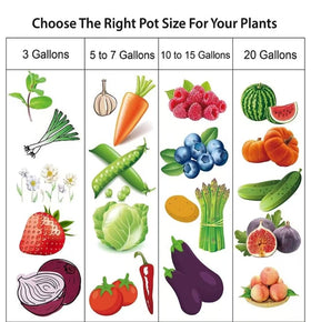 Kriopy 20-gallon grow bag texture promotes airflow and healthy roots