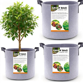 Kriopy 30-gallon grow bag front view, breathable fabric for healthy roots.