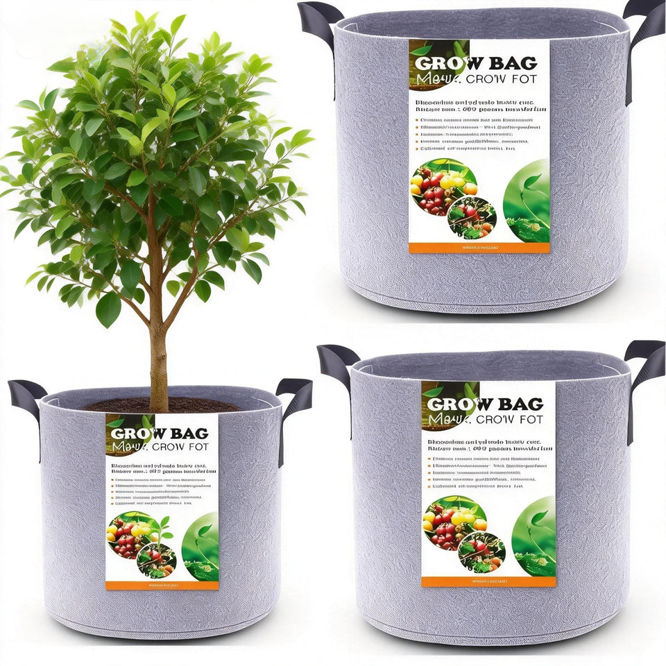 Kriopy 30-gallon grow bag front view, breathable fabric for healthy roots.